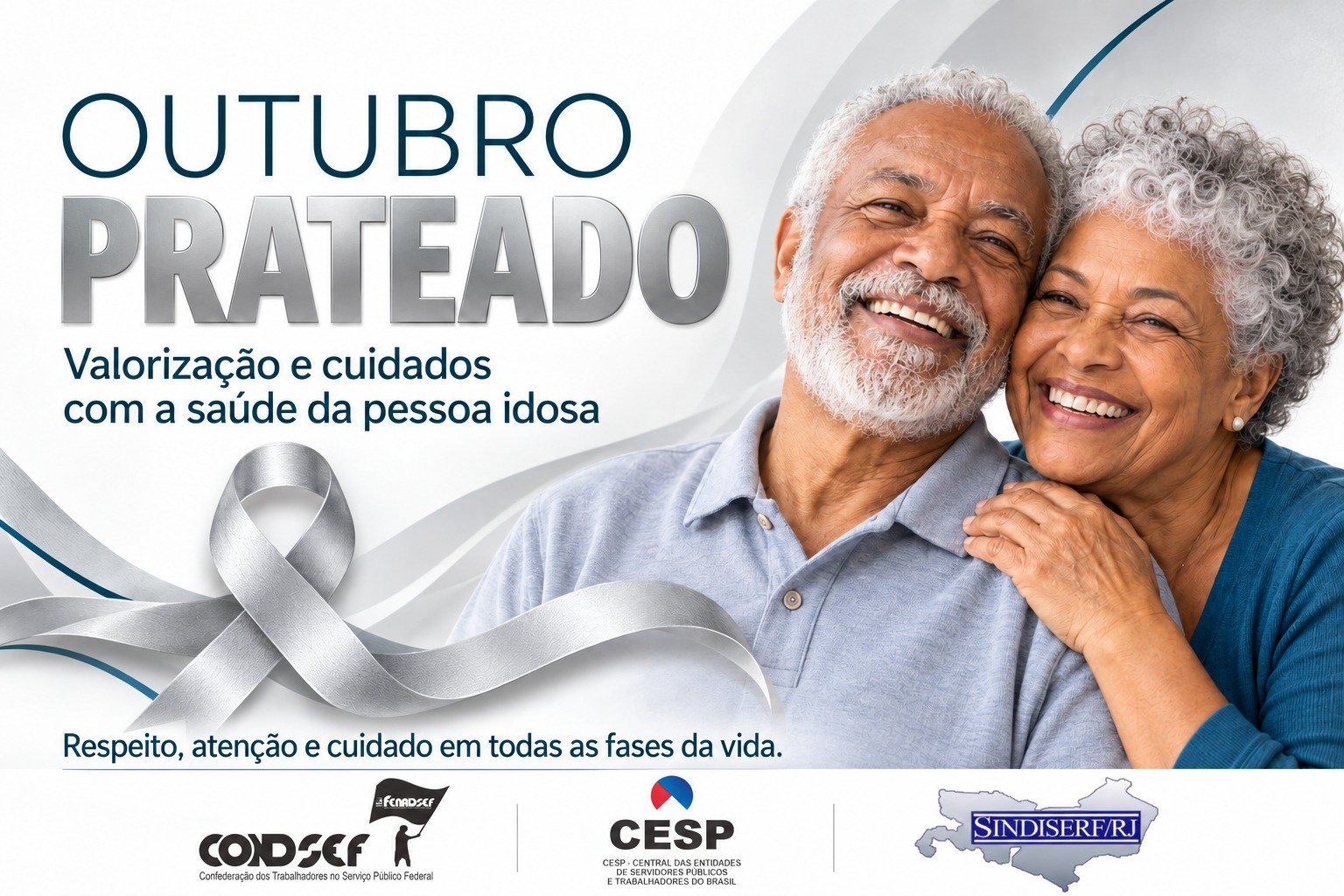 🩶 Outubro Prateado: valorizar a pessoa idosa é cuidar de histórias, experiências e vidas!
