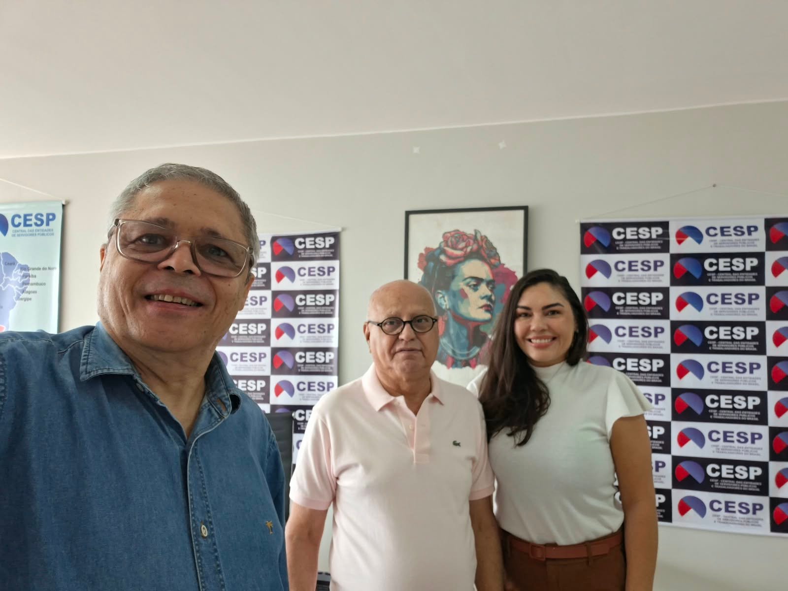 Dirigentes do SINDISERF-RJ visitam a CESP em Brasília e tratam de assuntos de interesse da categoria