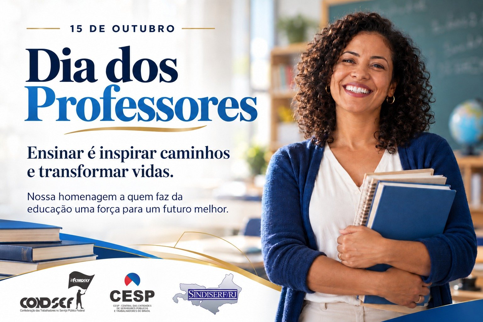 SINDISERF-RJ homenageia professores e destaca o poder transformador da educação